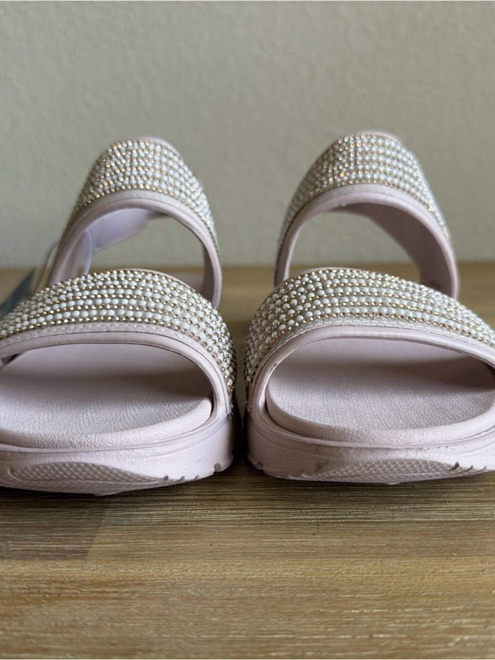 Skechers Women's Foamies Footsteps-How Extra Sandal Sling Back Blush Size 11 - Picture 9 of 16